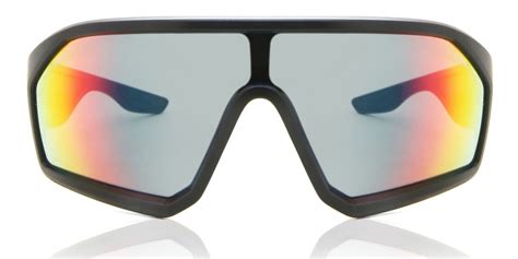 Prada Linea Rossa PS03VS 1BO9Q1 Sunglasses in Shiny Black 